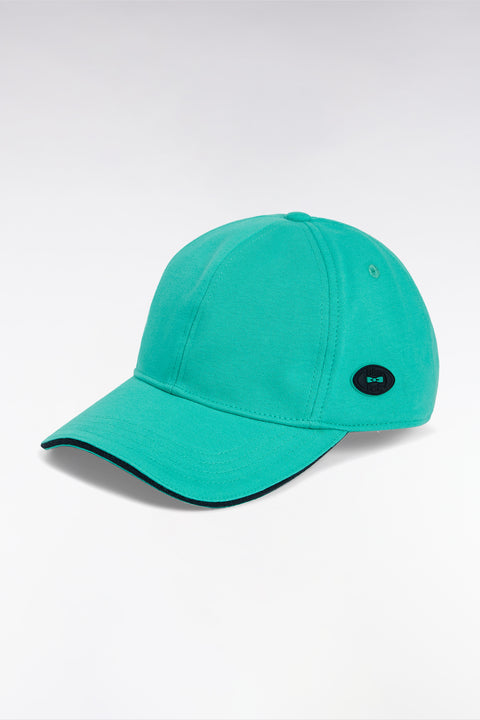 Green cotton jersey cap - Image 2