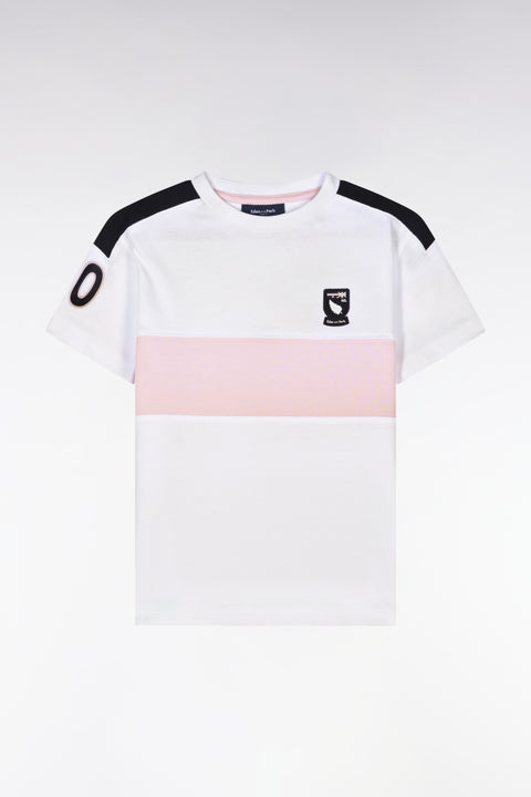 T-shirt Nouvelle Zélande en coton blanc coupe droite - Image 1