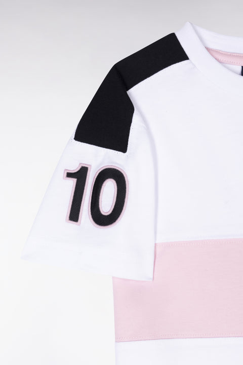 T-shirt Nouvelle Zélande en coton blanc coupe droite - Image 2