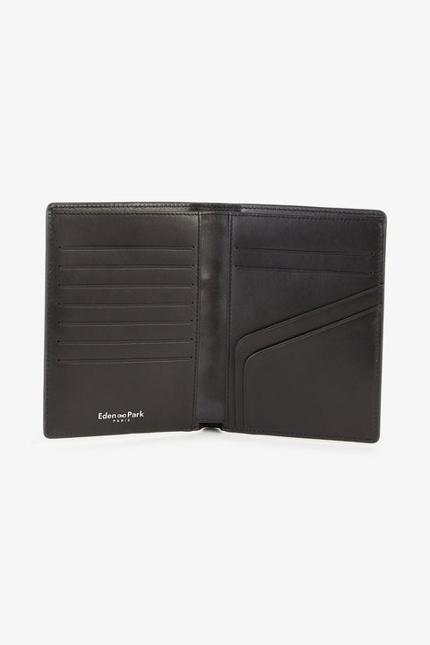 Dark blue rubber passport wallet - Image 2