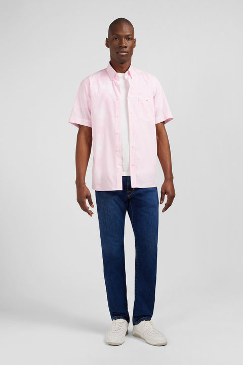 Pink striped blouse - Image 1