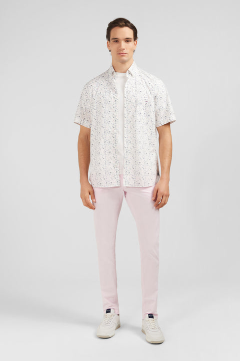 White shirt with exclusive circle print - Image 1