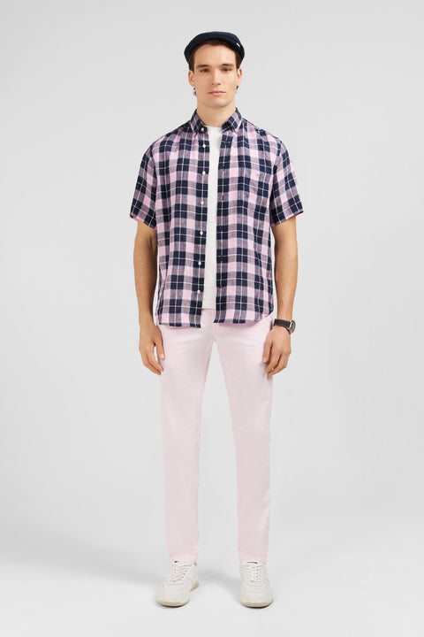 Checked pink shirt - Image 1