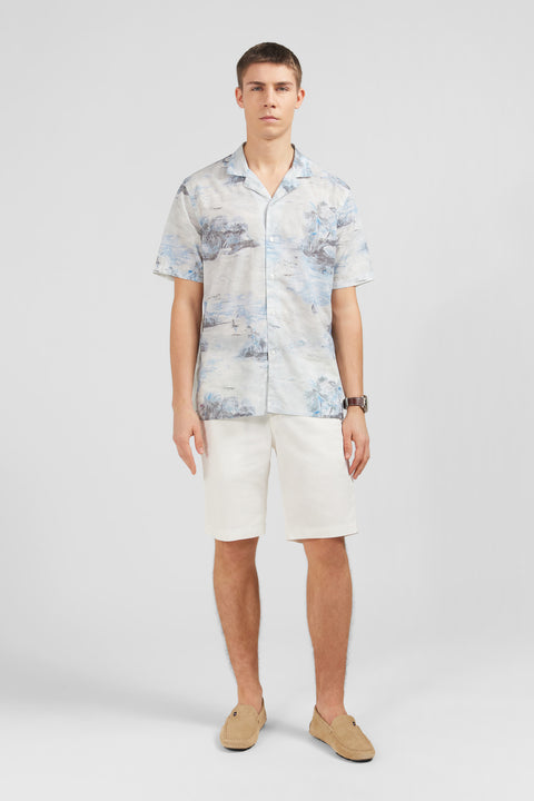 Shirt with exclusive palm trees print - Image 1