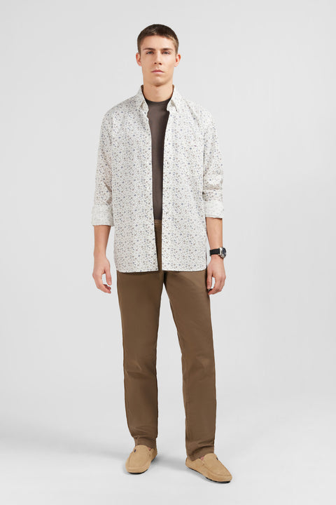 Chemise blanche imprimé exclusif cercle - Image 1