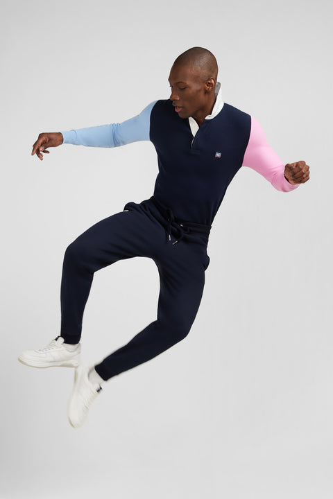 Plain dark blue jogging bottoms - Image 3