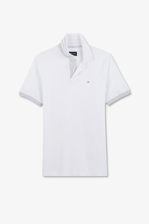 Polo blanc à manches courtes - Image 2