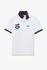 Polo blanc à manches courtes XV de France