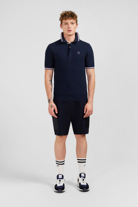 Navy blue short-sleeved jumper - Image 1