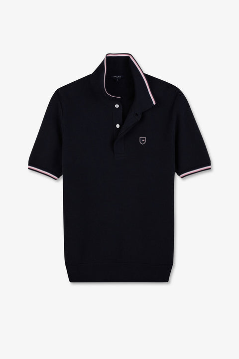Navy blue short-sleeved jumper - Image 2