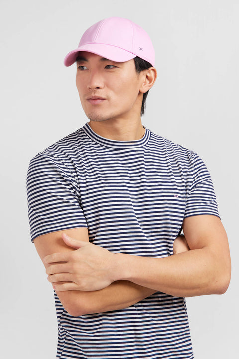 T-shirt à manches courtes rayé bleu foncé - Image 3