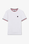 T-shirt blanc à manches courtes