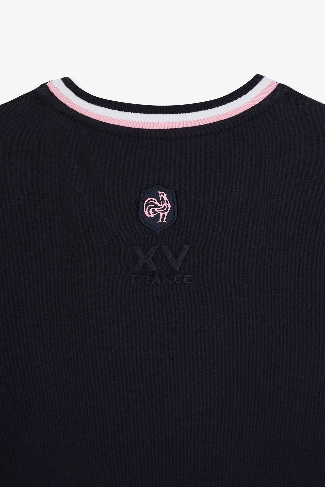 T-shirt à manches courtes bleu marine imprimé