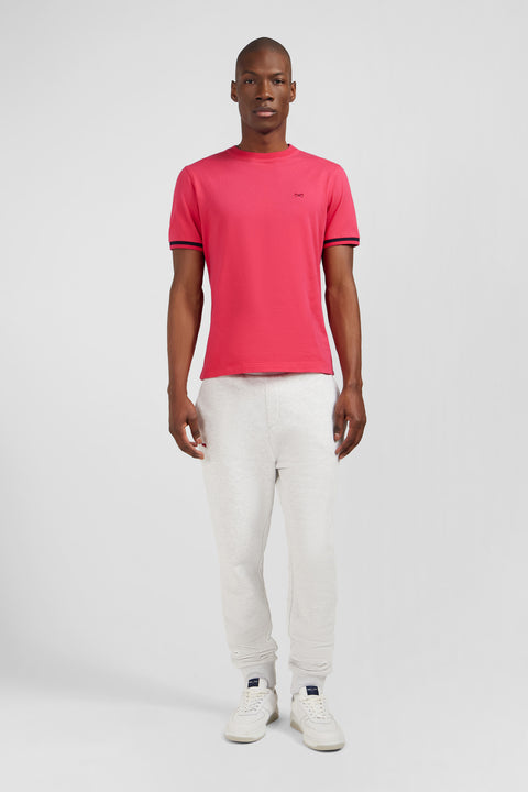T-shirt fuchsia brodé Eden Park - Image 1
