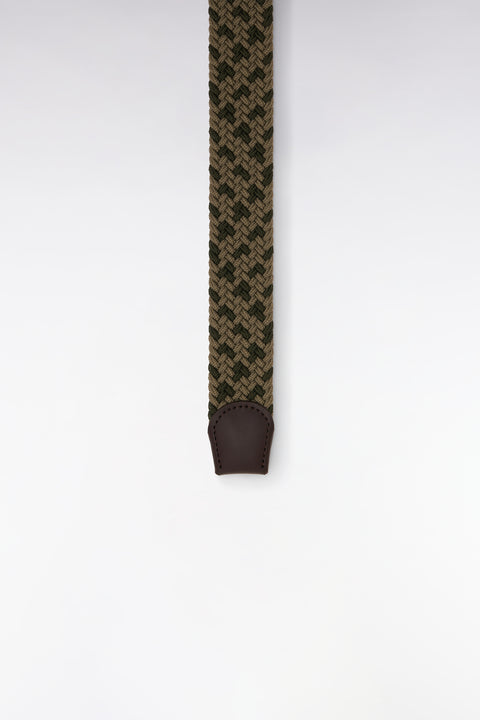 Ceinture élastique en caoutchouc camaïeu kaki - Image 3