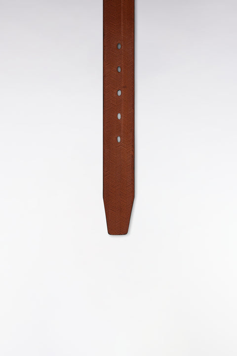 Ceinture en cuir marron - Image 3