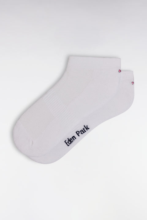 White stretch cotton-blend socks - Image 1