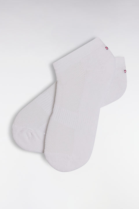 White stretch cotton-blend socks - Image 2