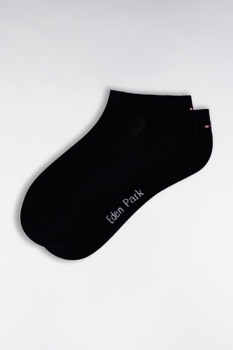 Navy stretch cotton-blend socks - Image 1