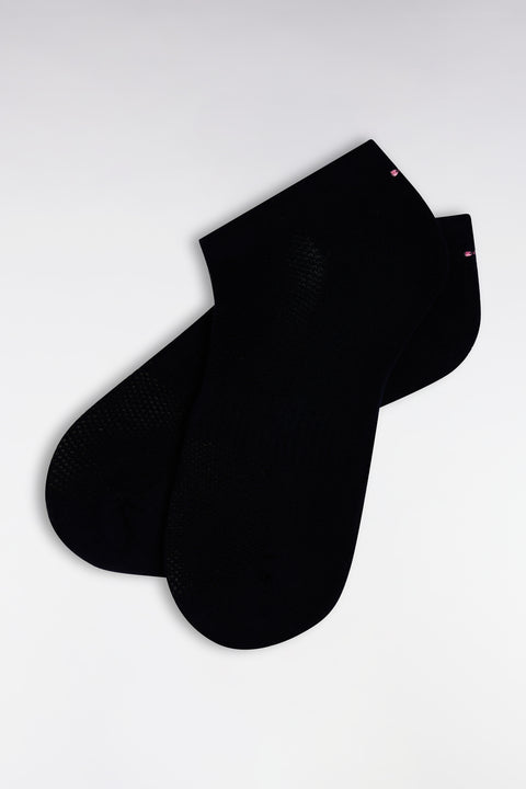 Navy stretch cotton-blend socks - Image 2