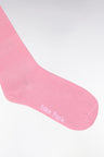 Pink stretch cotton-blend full-rim socks