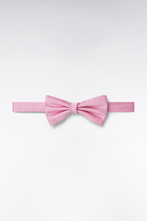 Nœud papillon en soie rose - Image 1