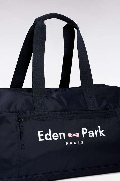 Sac de sport bleu marine logo Eden Park - Image 2