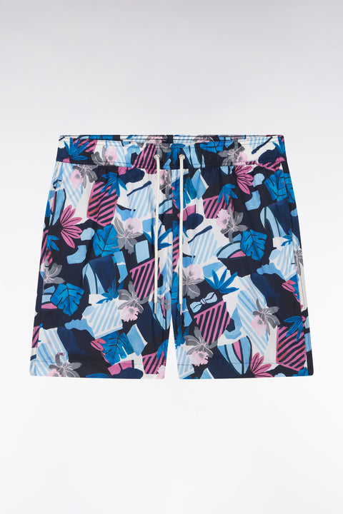 Maillot de bain marine à imprimé floral - Image 2