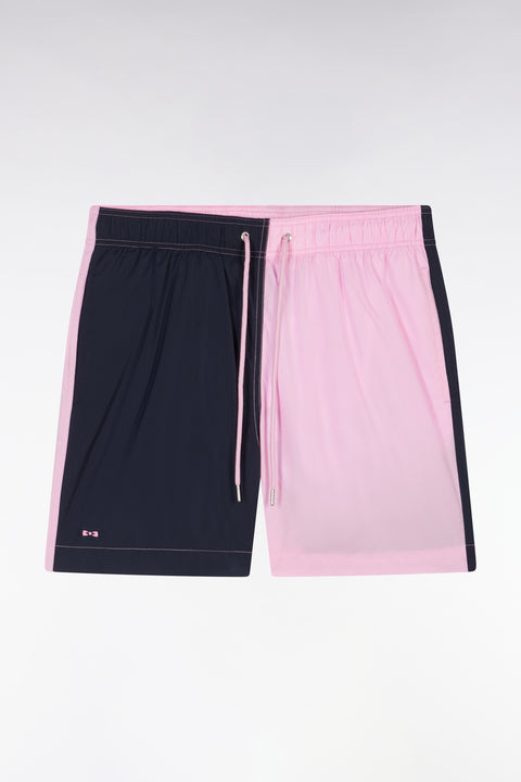 Maillot de bain bicolore rose et marine - Image 2