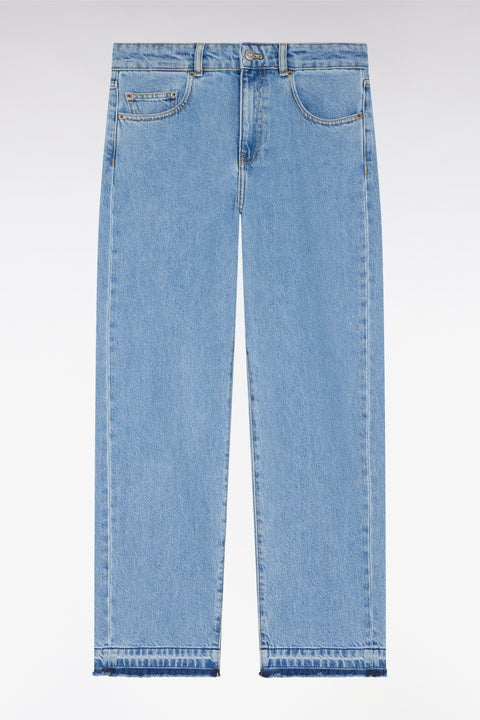 Blue denim 5-pocket boyfriend jeans - Image 1