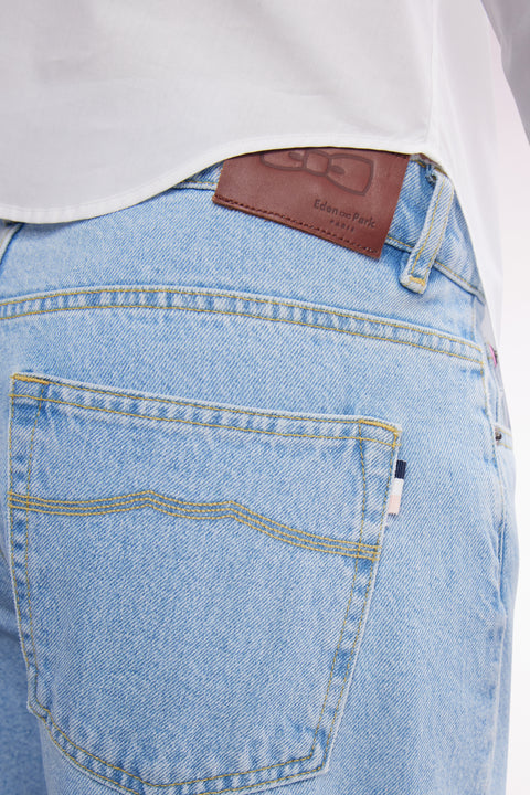 Blue denim 5-pocket boyfriend jeans - Image 3