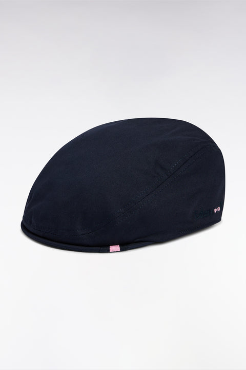 Casquette béret en twill de coton marine - Image 2