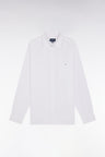 White cotton shirt with patch pocket