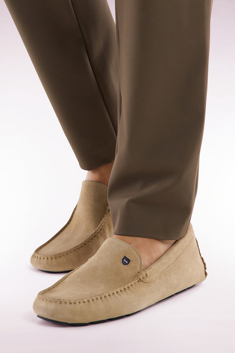 Mocassins en cuir suédé marron - Image 2