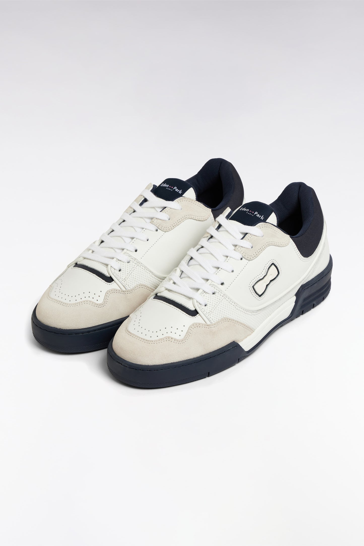 EP10 sneakers in white and navy leather