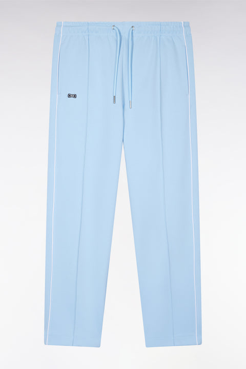 Pantalon jogging en coton interlock ciel coupe droite - Image 2