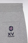 XV de France relaxed-fit shorts in grey cotton fleece