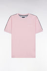 T-shirt en coton rose coupe décontractée