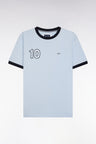 T-shirt en coton ciel broderie 10 coupe décontractée
