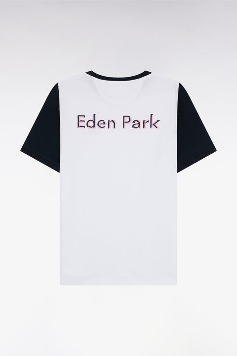 T-shirt à manches courtes en coton blanc coupe décontractée - Image 2