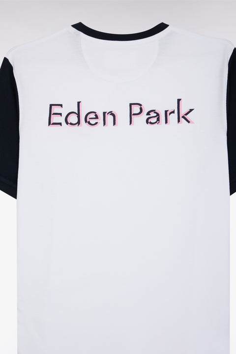 T-shirt à manches courtes en coton blanc coupe décontractée - Image 3