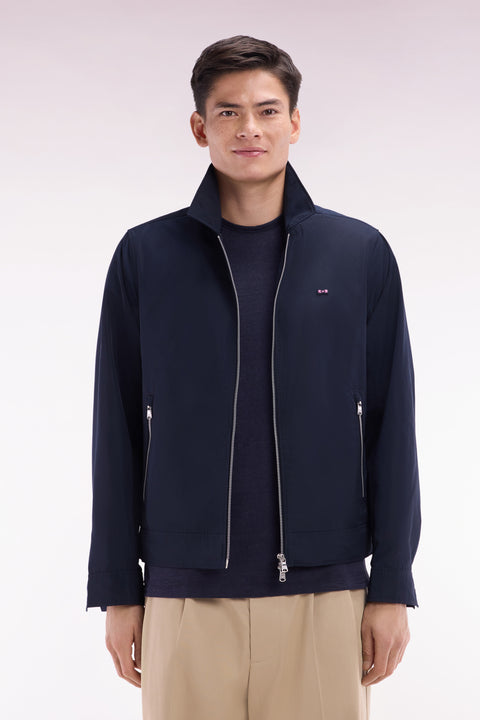 Navy zipped jacket - Image 1