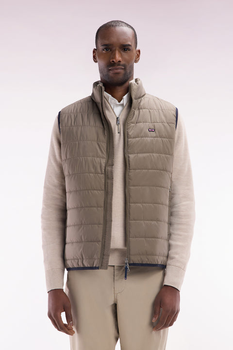 Doudoune sans manches sable - Image 1