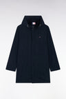 Navy hooded parka