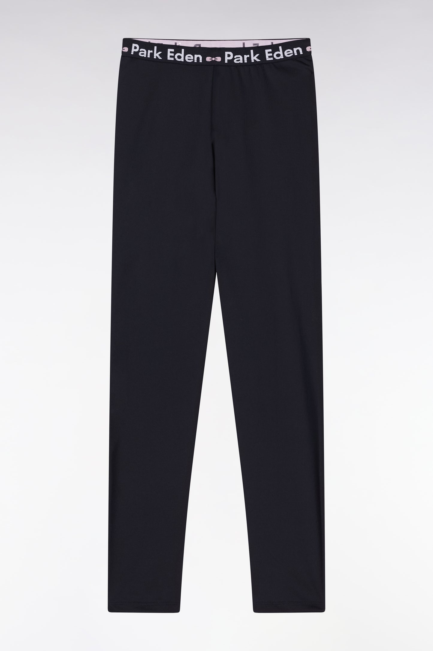 Navy stretch leggings with signature elastic waistband