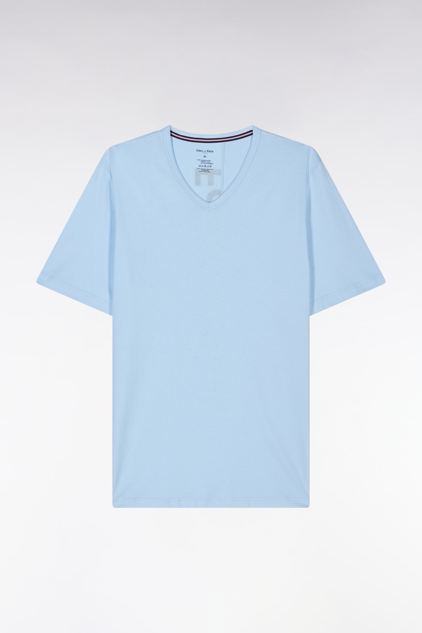 Short pyjamas in cotton jersey Sky T-shirt Navy shorts