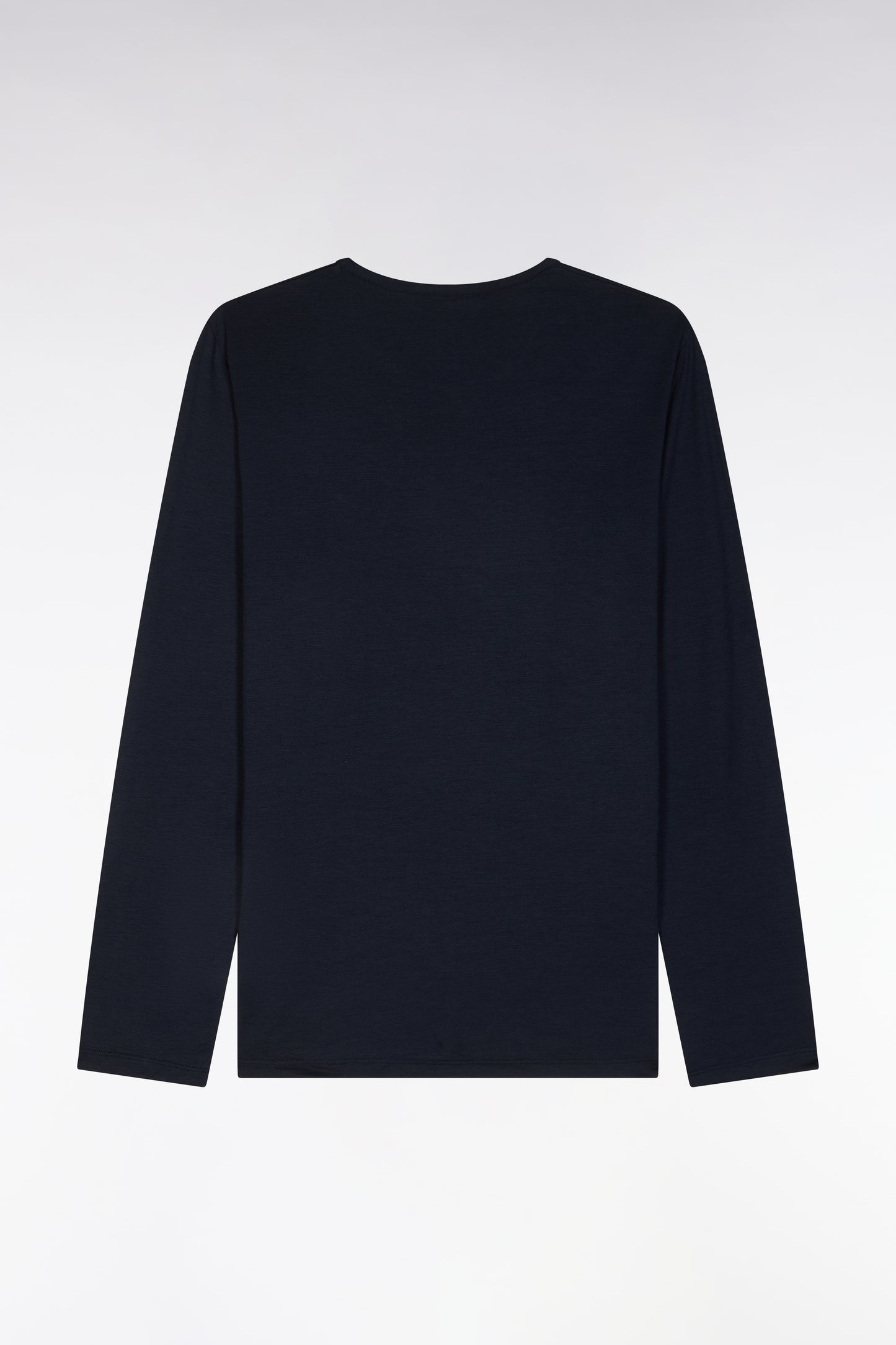 Eden Park logo navy cotton and modal long pyjamas - MISS BASES