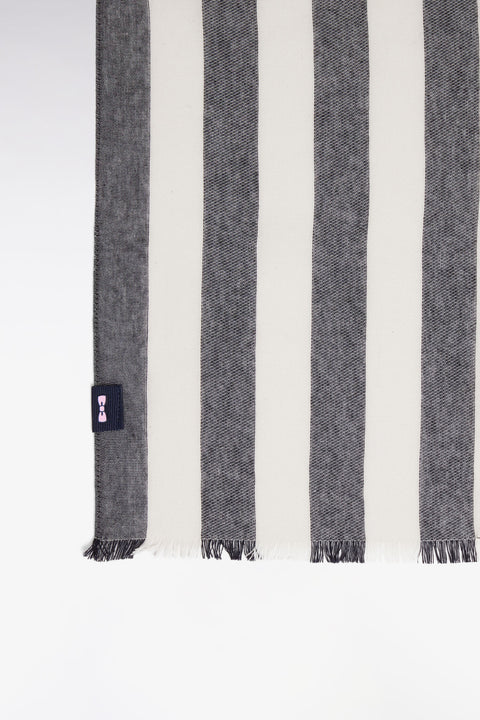 Écharpe en coton mélangé rose - Image 2