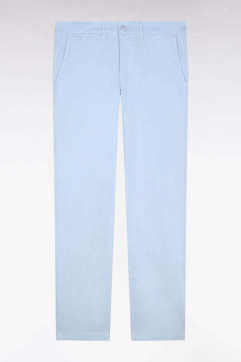 Pantalon chino regular en coton stretch ciel - Image 2