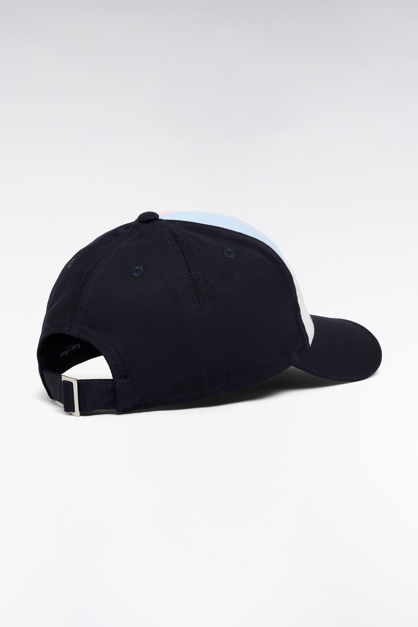Casquette en coton bimatière colorblock